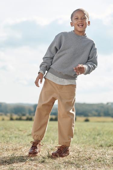 PLAIN SWEATSHIRT WITH EMBROIDERED FOX LIMITED EDITION - Grey marl by Zara - Image 0