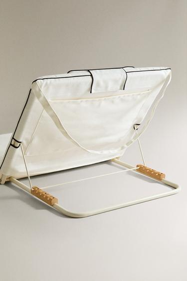 FOLDING BEACH GROUND LOUNGER - Écru de Zara - Image 2