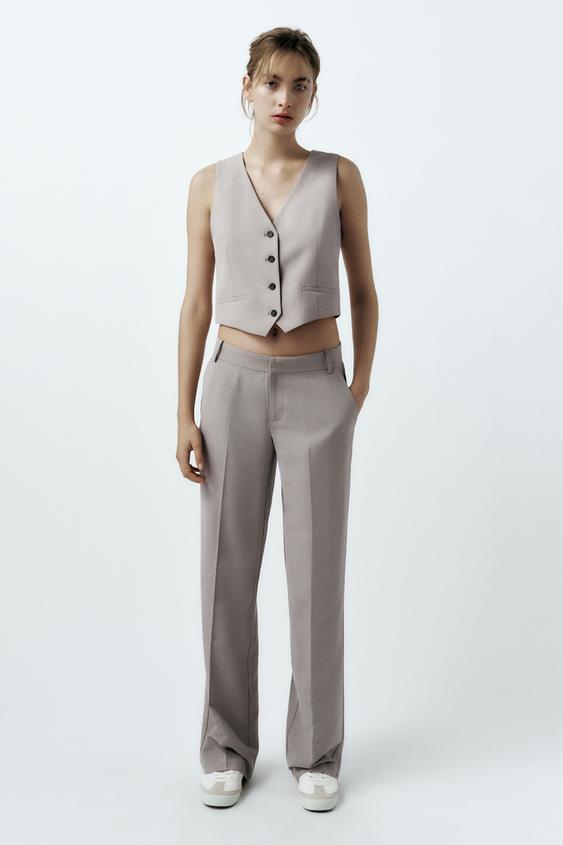 🔥 BLOGGER FAV Co-Ord SET Zara Printed Blazer w Belt & Cropped