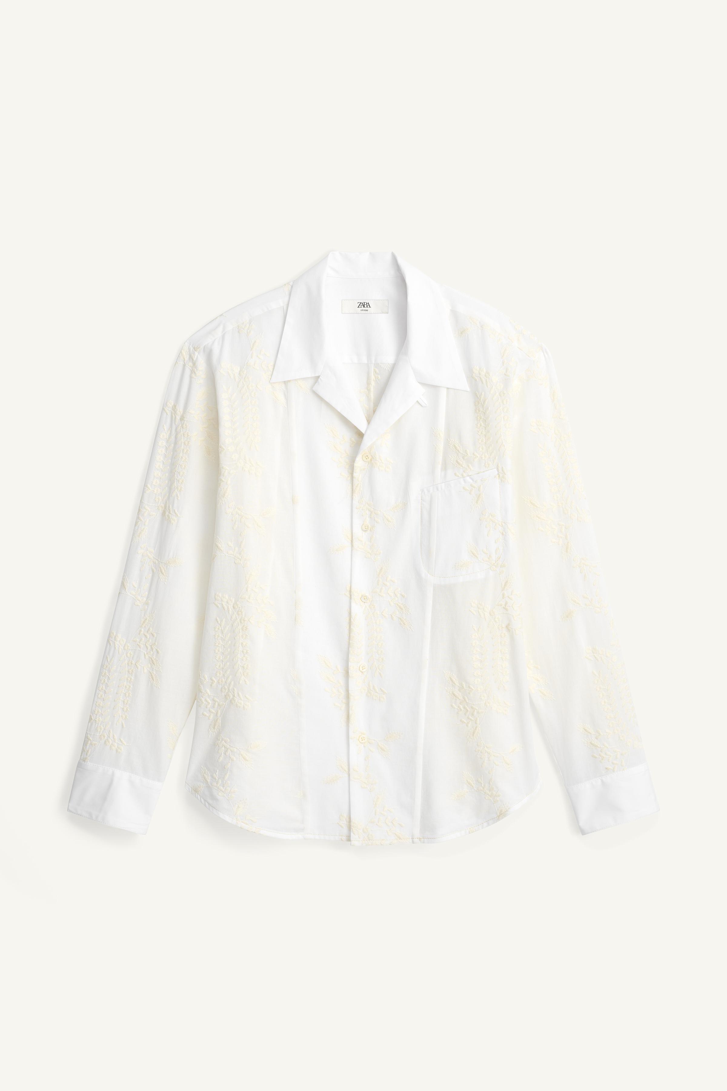 CHEMISE RELAXED FIT BRODERIES