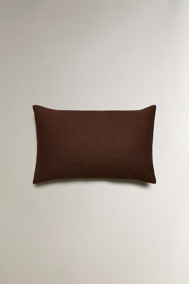 PLAIN CUSHION COVER - Brown by Zara - Image 2