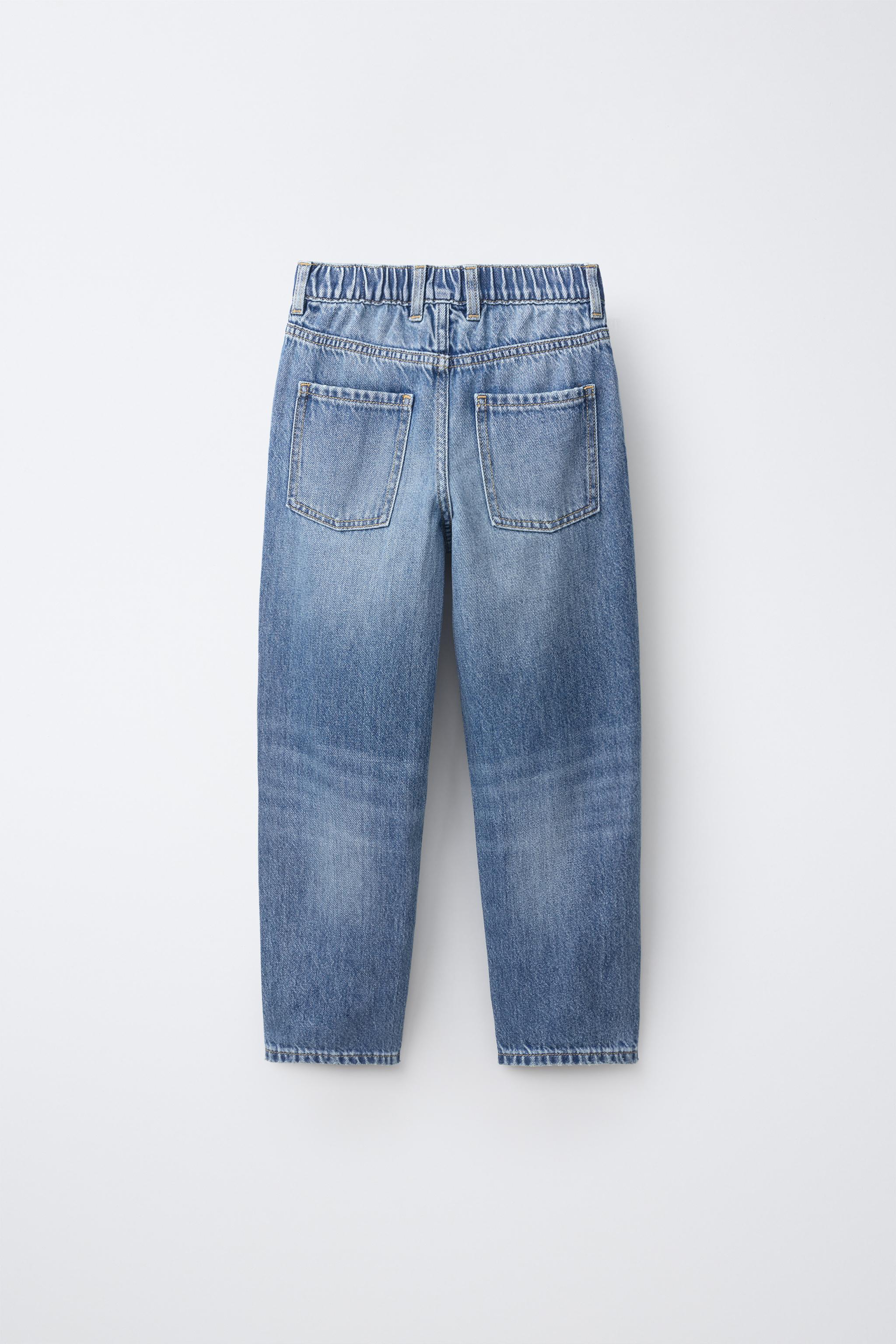 BAGGY JEANS — Mid-blue