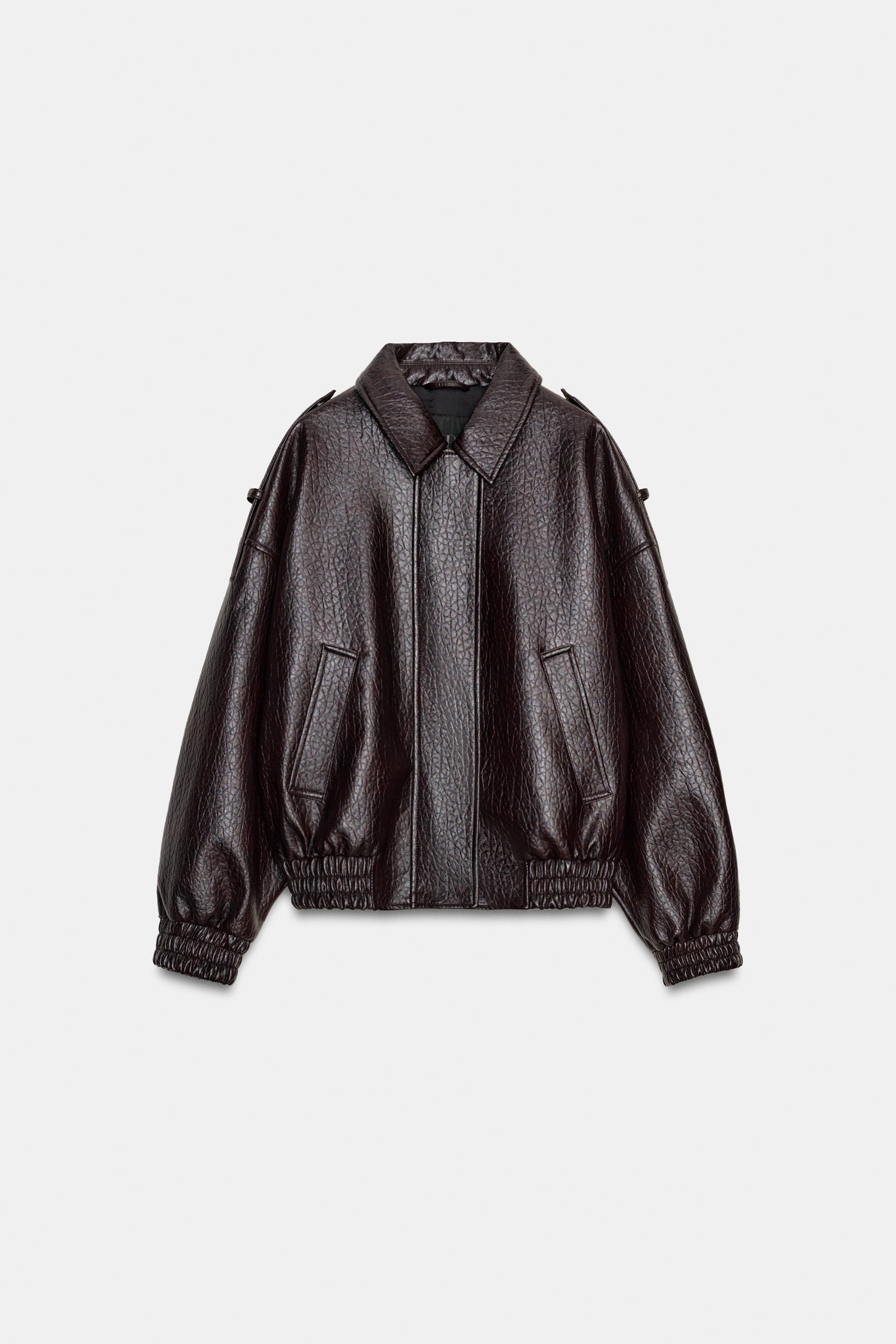 ZW COLLECTION SUNİ DERİ BOMBER CEKET - Görsel 3