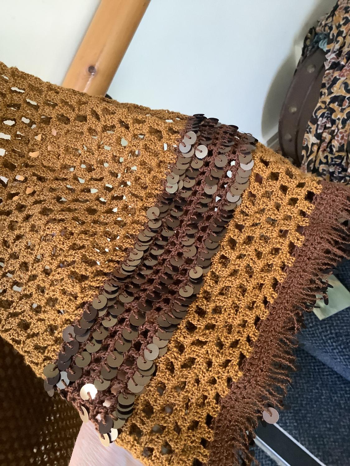 TEXTURED SEQUIN DRESS - Image 5