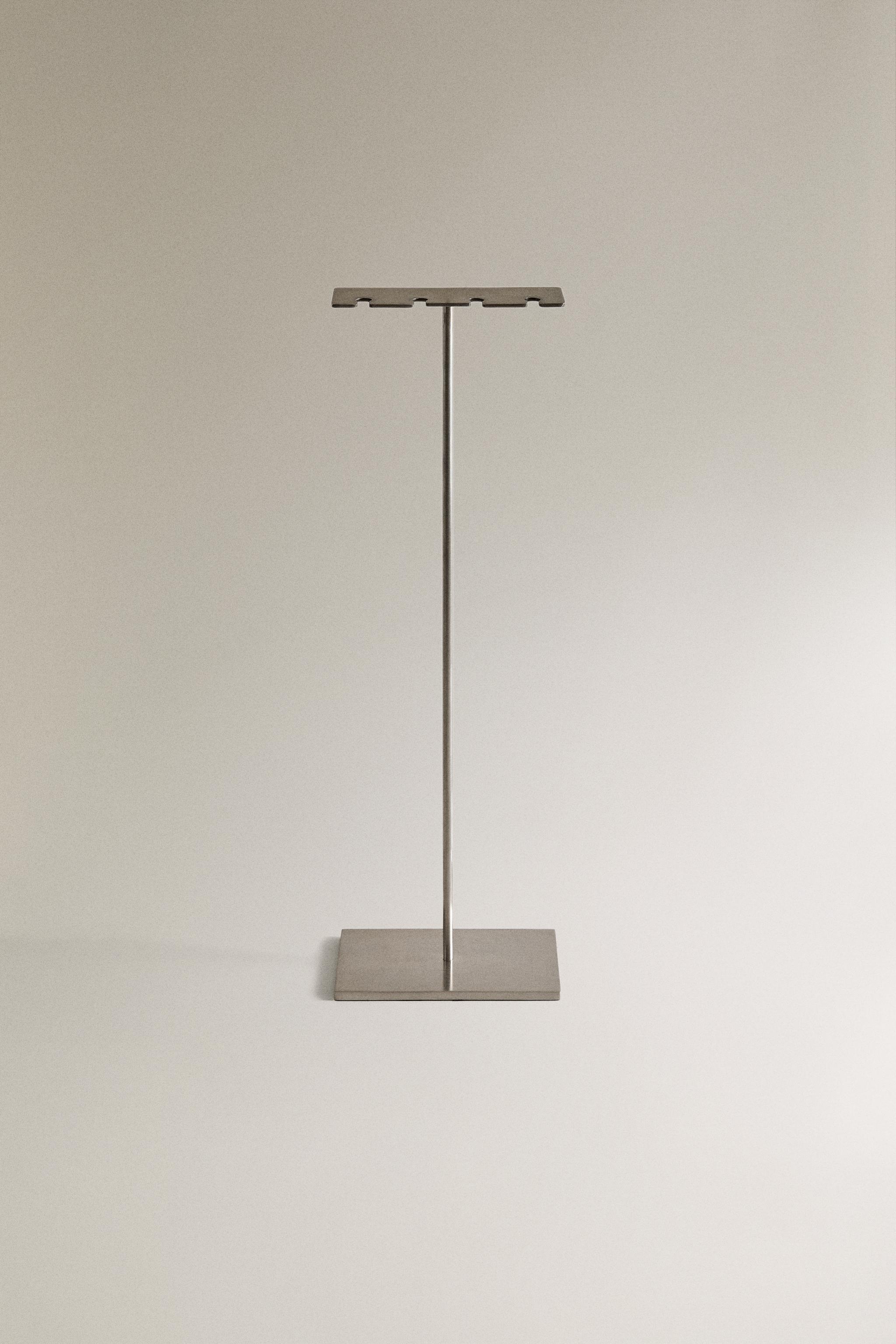 SUPPORT ACIER ACCESSOIRES CHEMINÉE