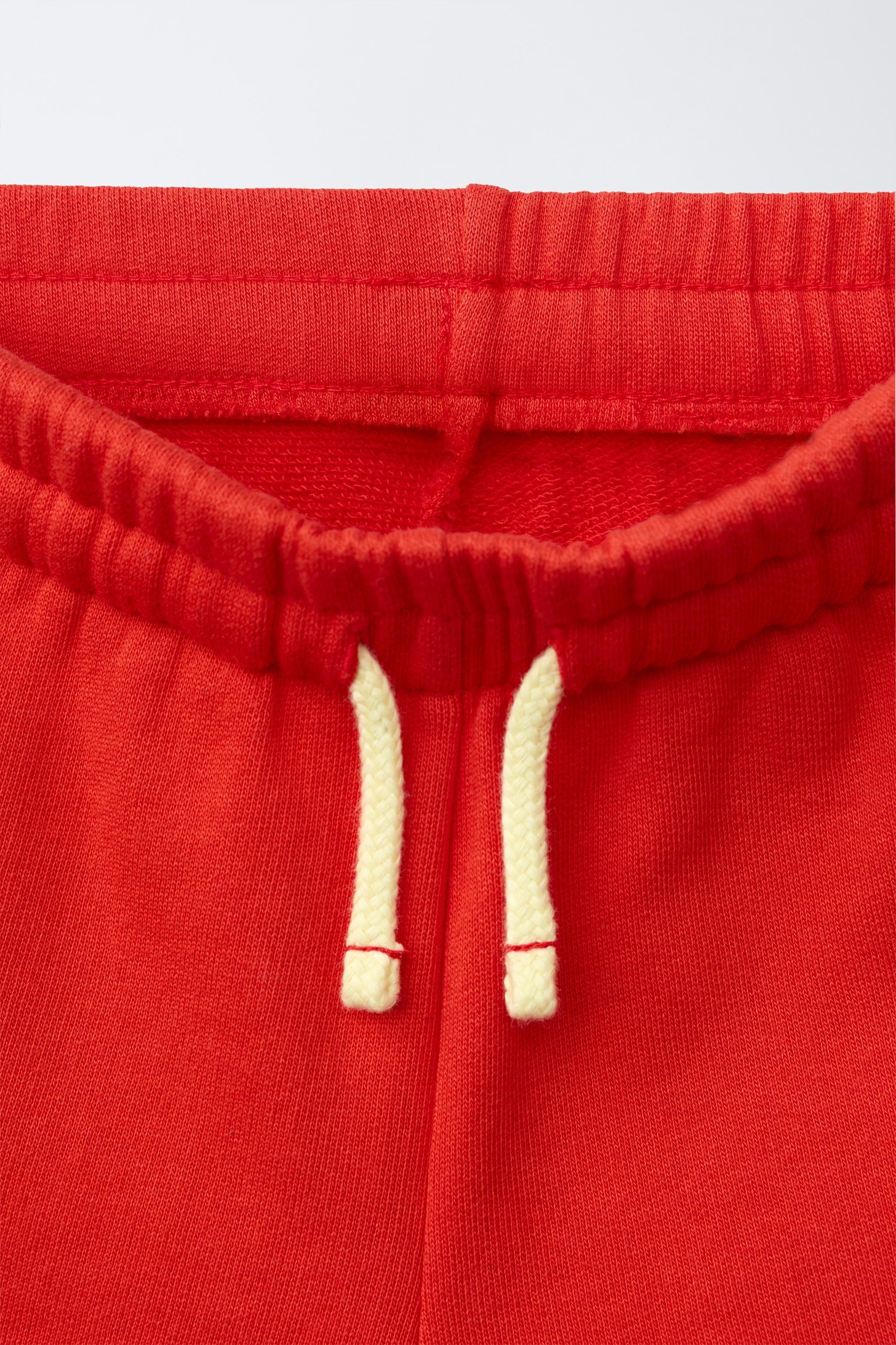 Детские шорты Zara LOGO PLUSH SHORTS — фото 4
