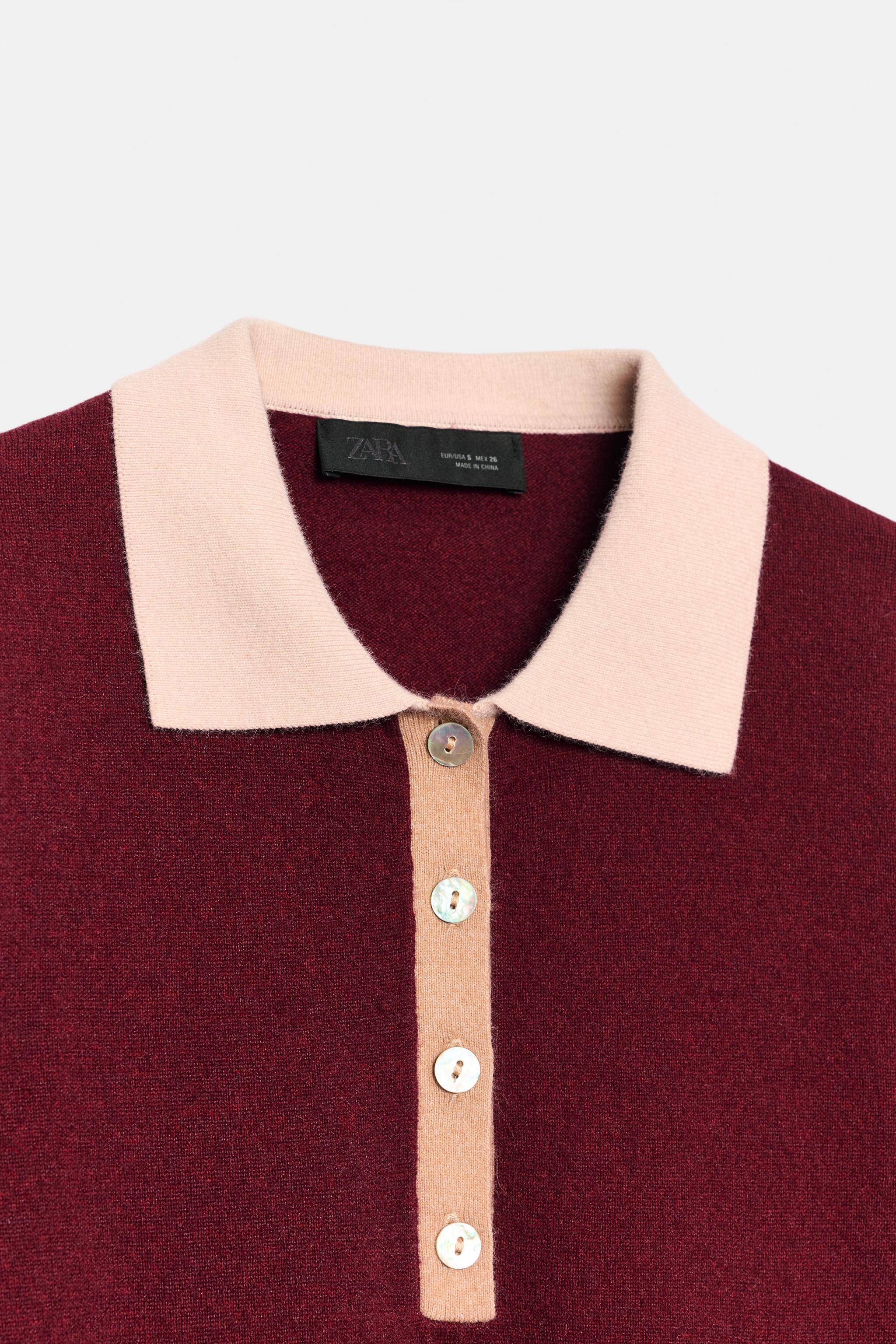 POLO EN MAILLE COMBINÉ