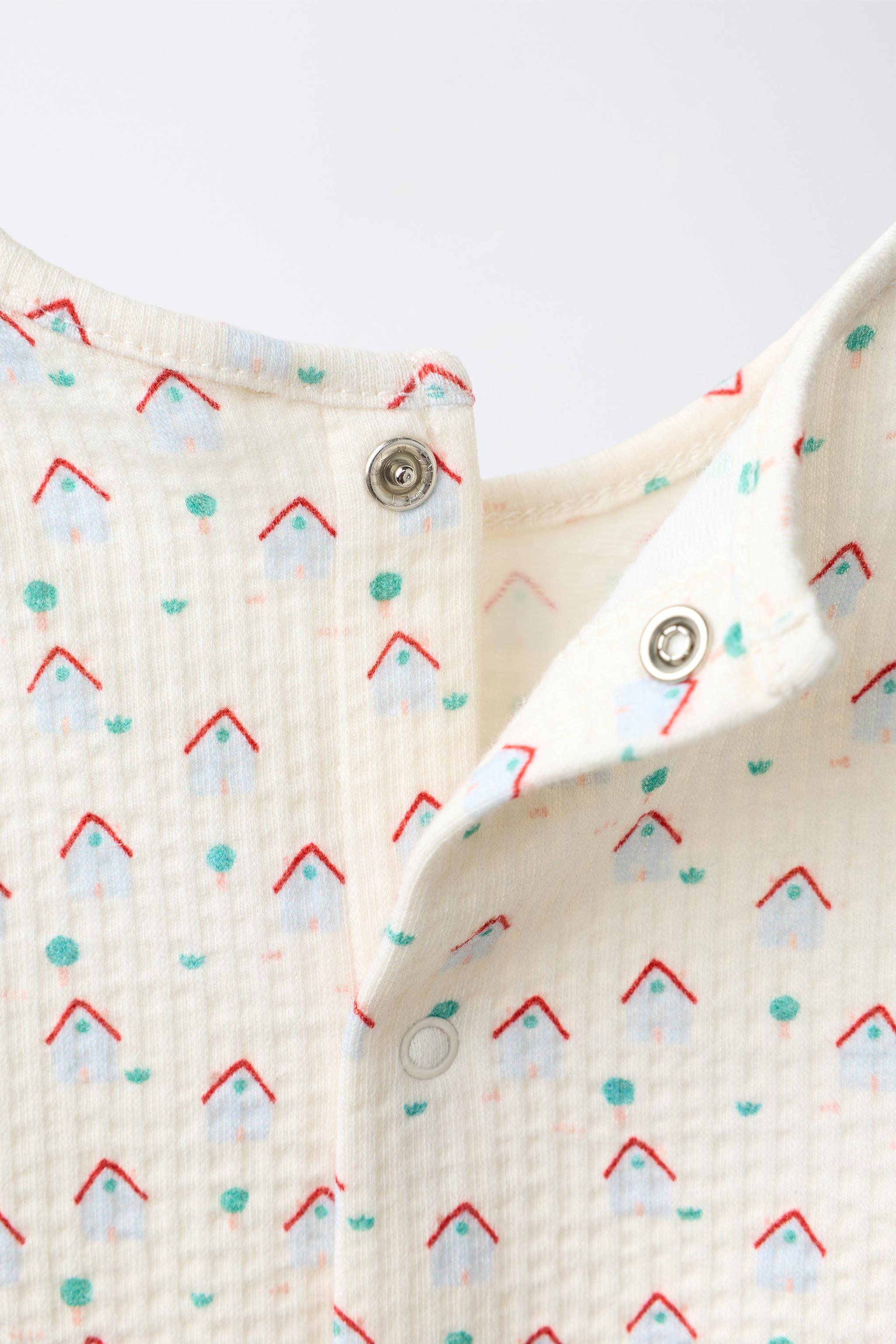 T-SHIRT IMPRIMÉ PETITES MAISONS