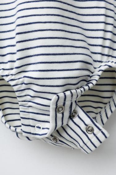 ENSEMBLE BODY ET LEGGING RAYURES CHIOTS - Bleu de Zara - Image 3