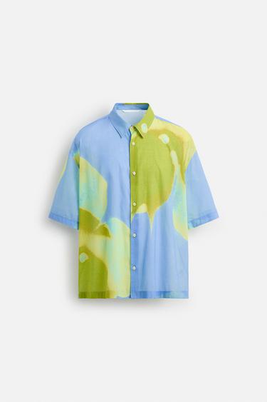 ABSTRACT PRINT SHIRT - Multicoloured by Zara