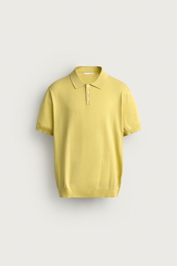 REGULAR FIT KNIT POLO SHIRT