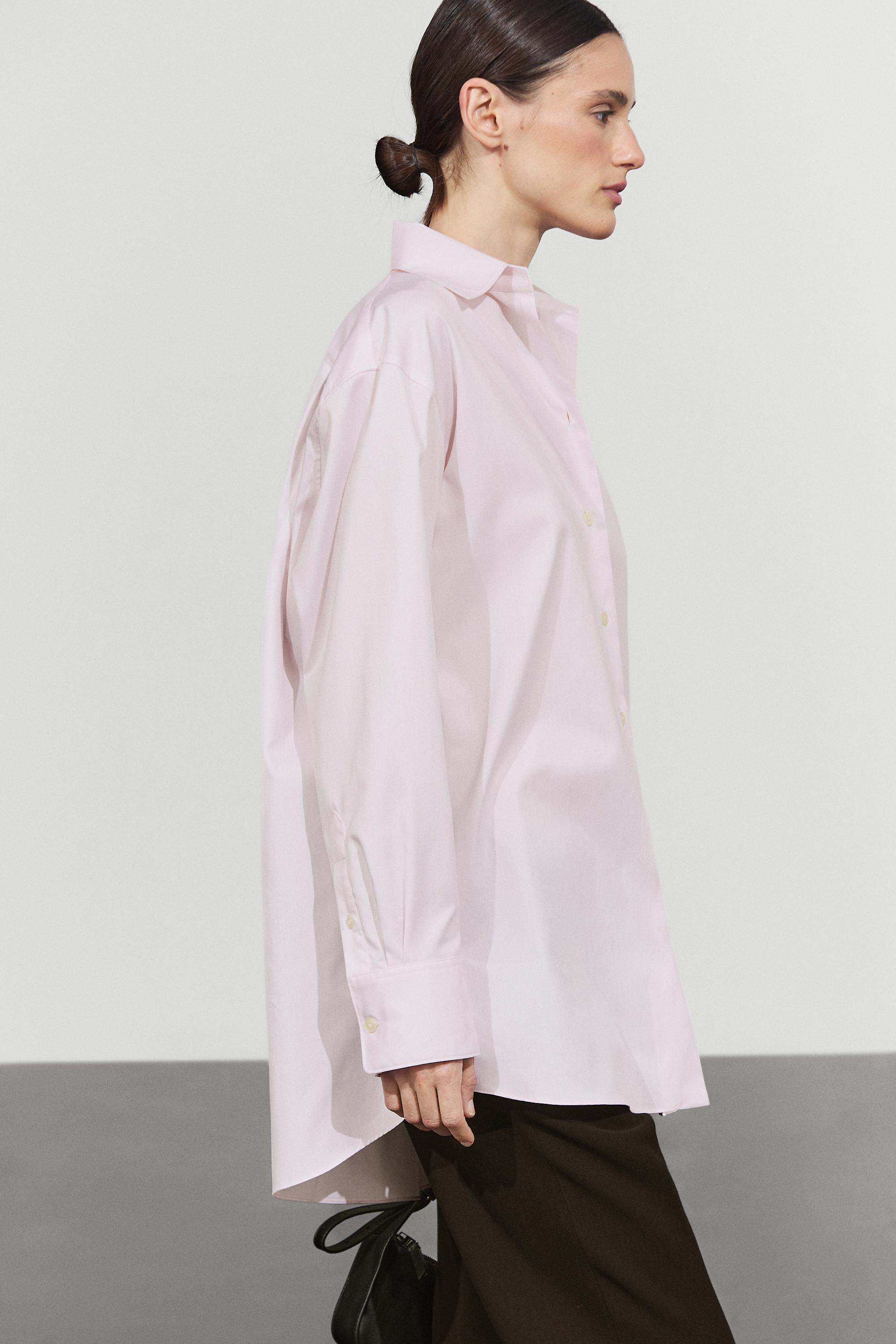 Chemise en popeline 100 % coton