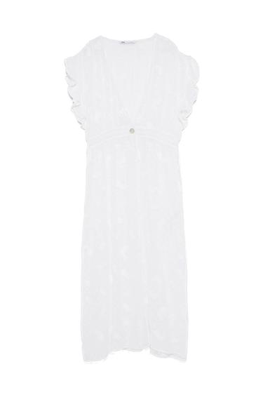 LONG EMBROIDERED BLOUSE