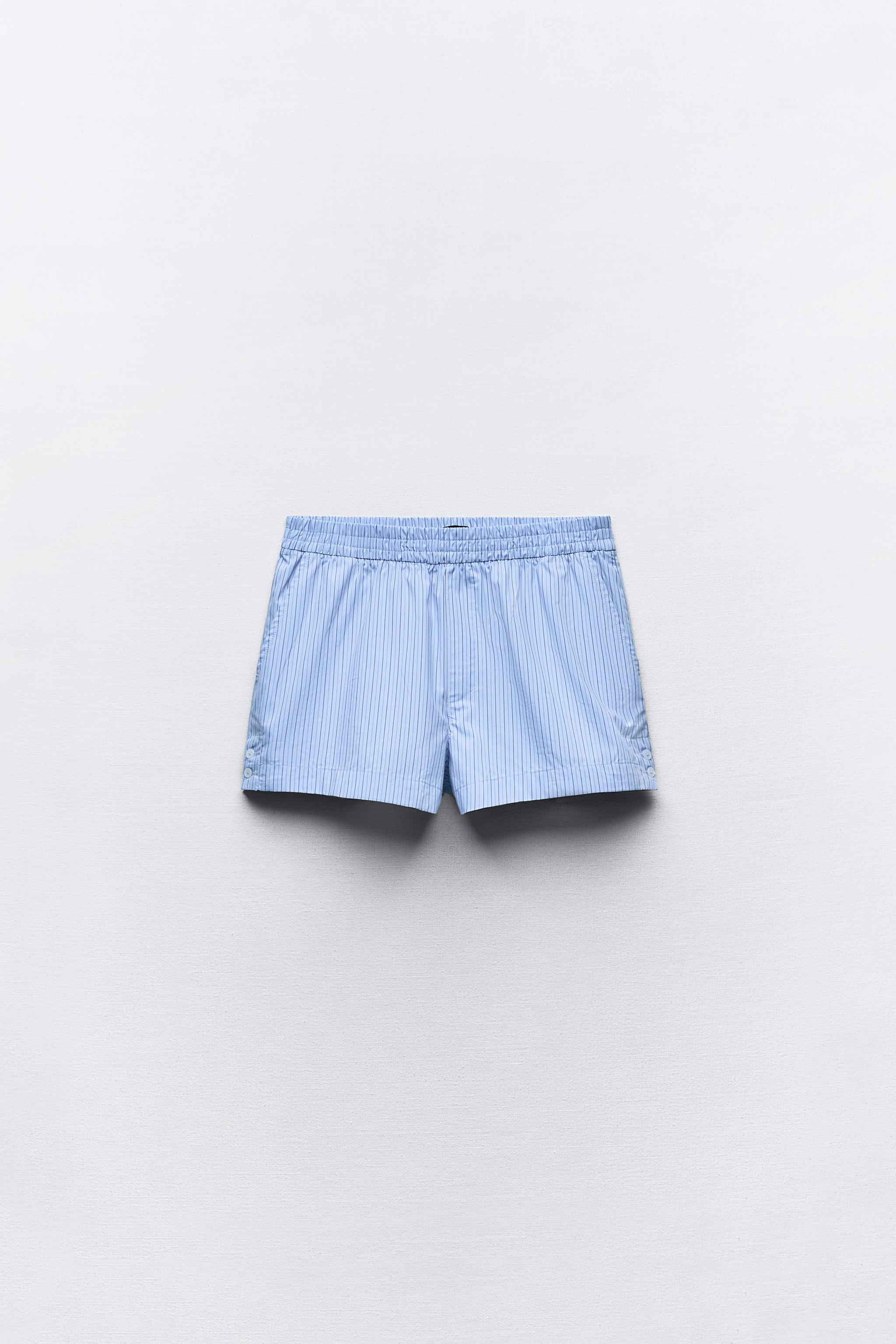 STRIPED SHORTS - Pink / White | ZARA United States