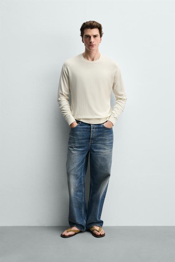 JERSEY ESTRUCTURA SOFT - Blanco roto de Zara - Imagen 0