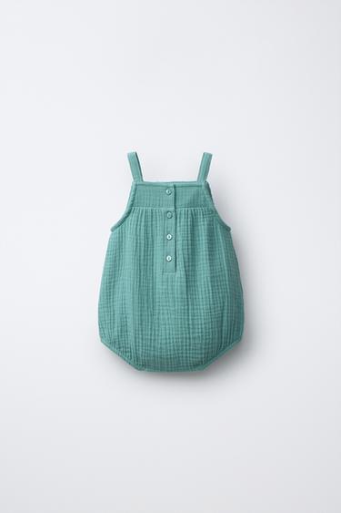 BODY TEXTURÉ EN MAILLE CROCHET - Vert d'eau de Zara - Image 3