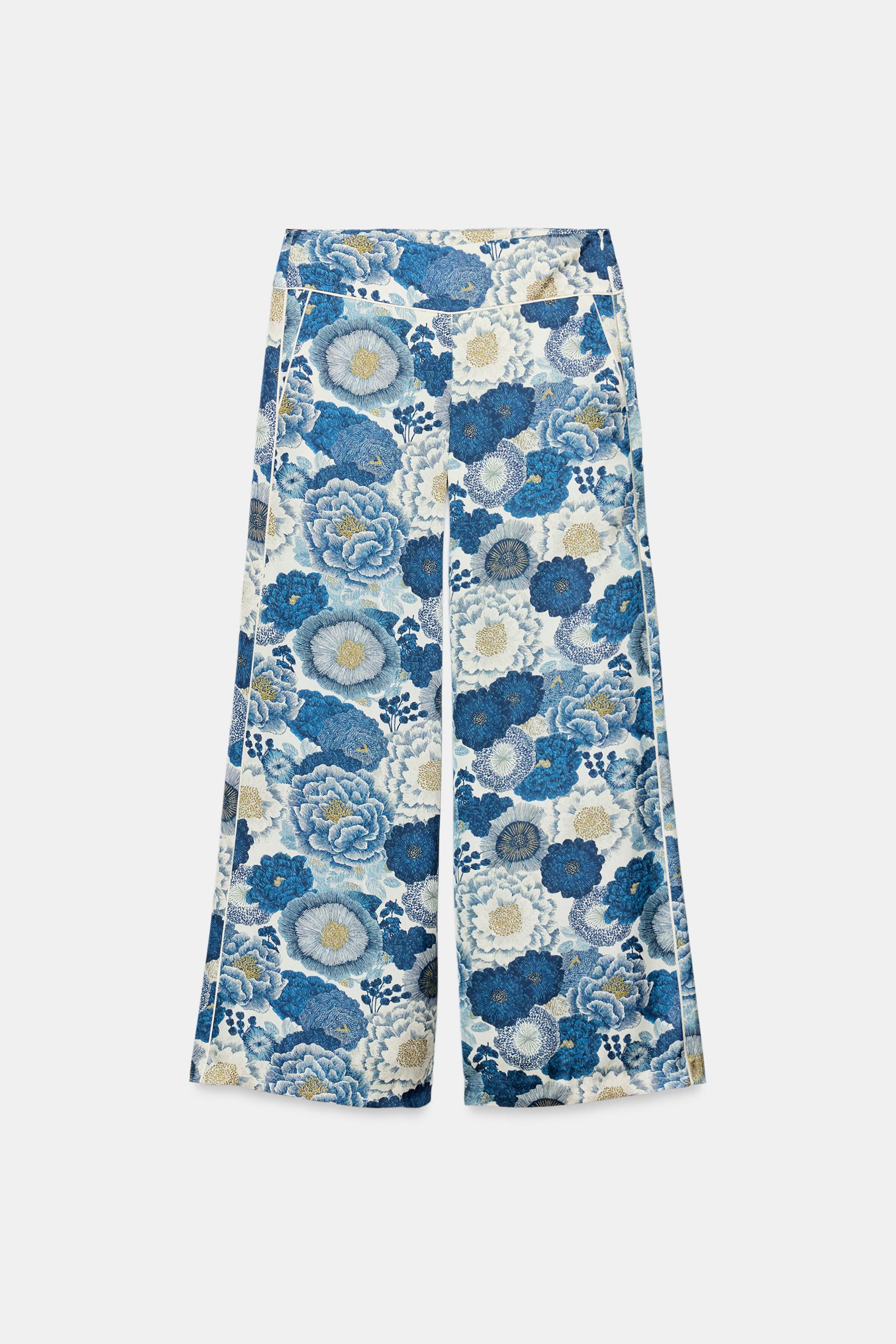 ZW COLLECTION ÇİÇEK DESENLİ PANTOLON - Görsel 7