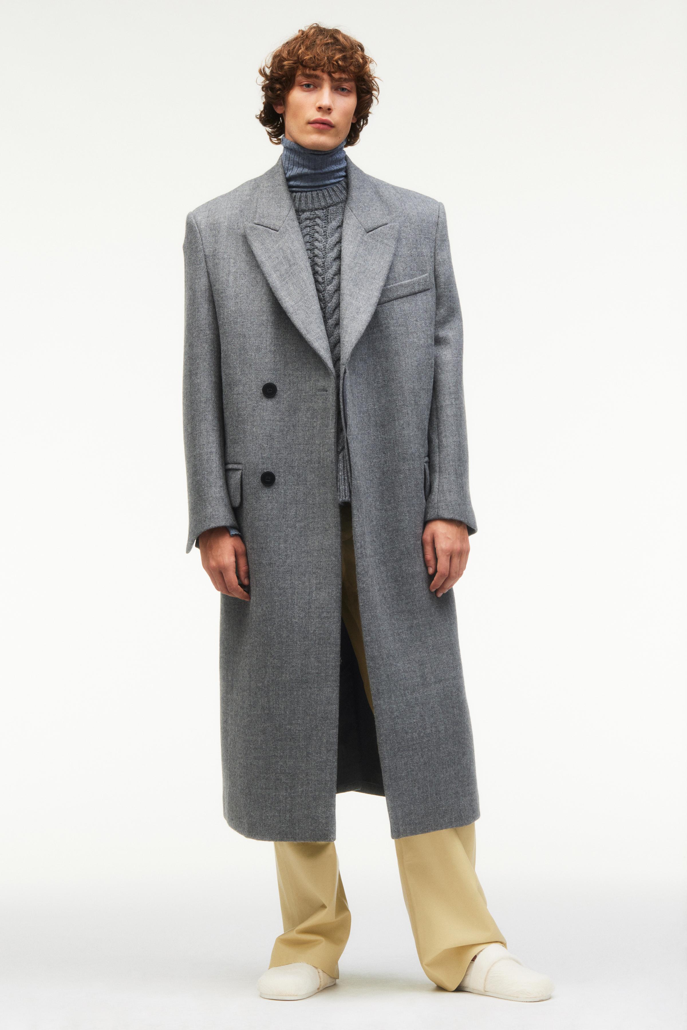 OVERSIZED WOOL COAT LIMITED EDITION - Light gray | ZARA United States