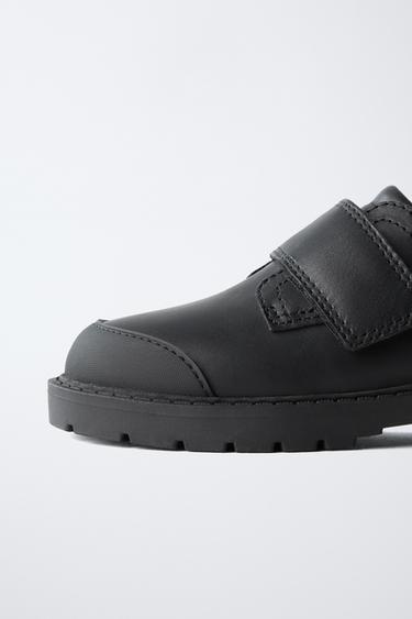LEATHER SCHOOL SHOES - Black by Zara - Image 6