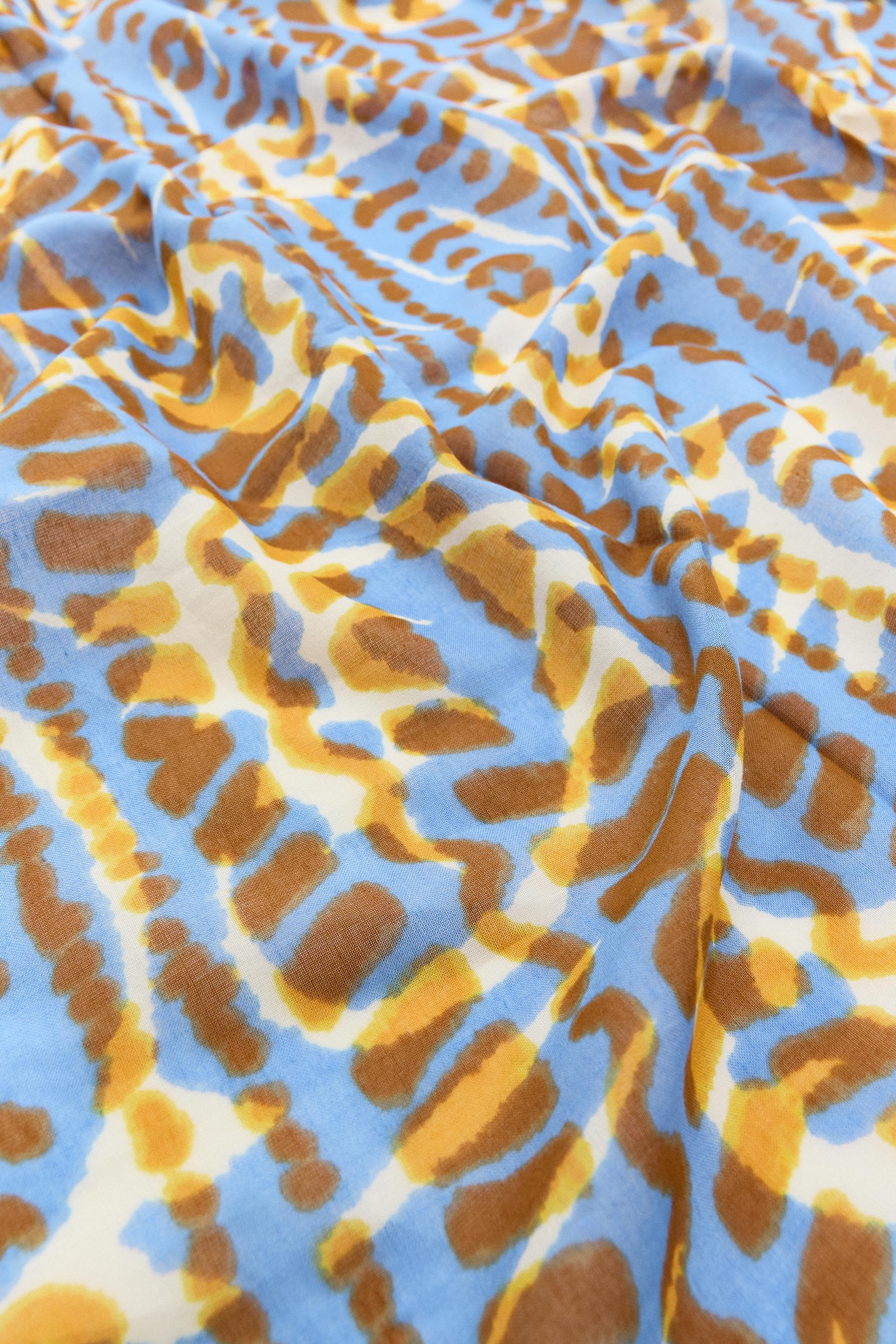 PRINTED COTTON SCARF