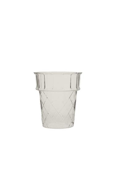 Zara ICE CREAM BOROSILICATE GLASS TUMBLER - Transparent
