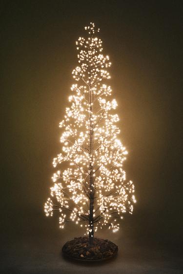 WEIHNACHTSBAUM MIT LED-LICHT (150 CM) - Schwarz von Zara