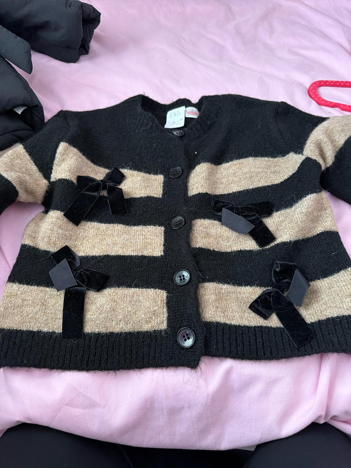 STRIPED KNIT CARDIGAN - Image 2