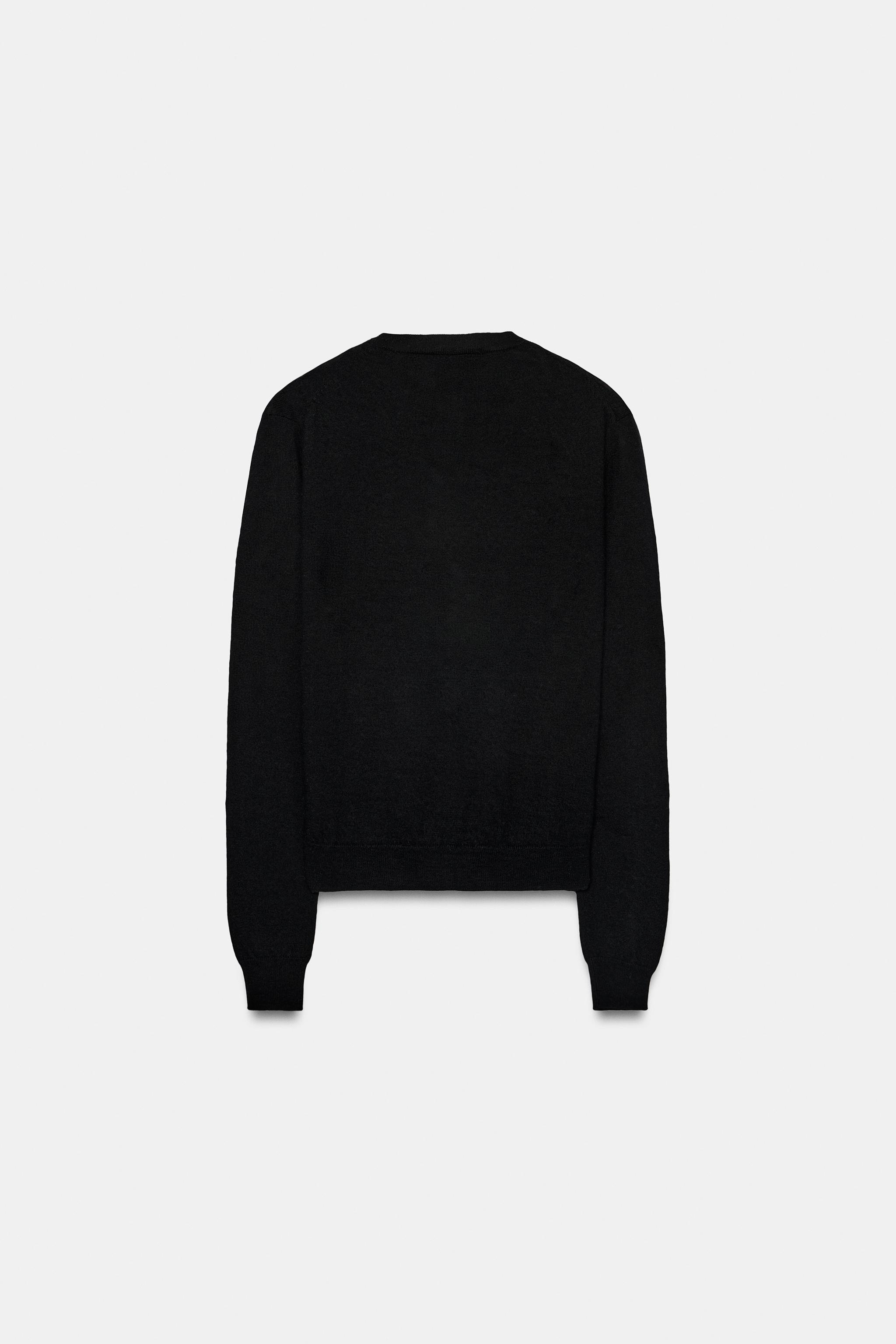 Zara 100% EXTRA-SOFT WOOL CARDIGAN görsel 6