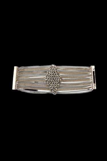 PULSERA CADENAS ANILLAS - Oro / Plata de Zara