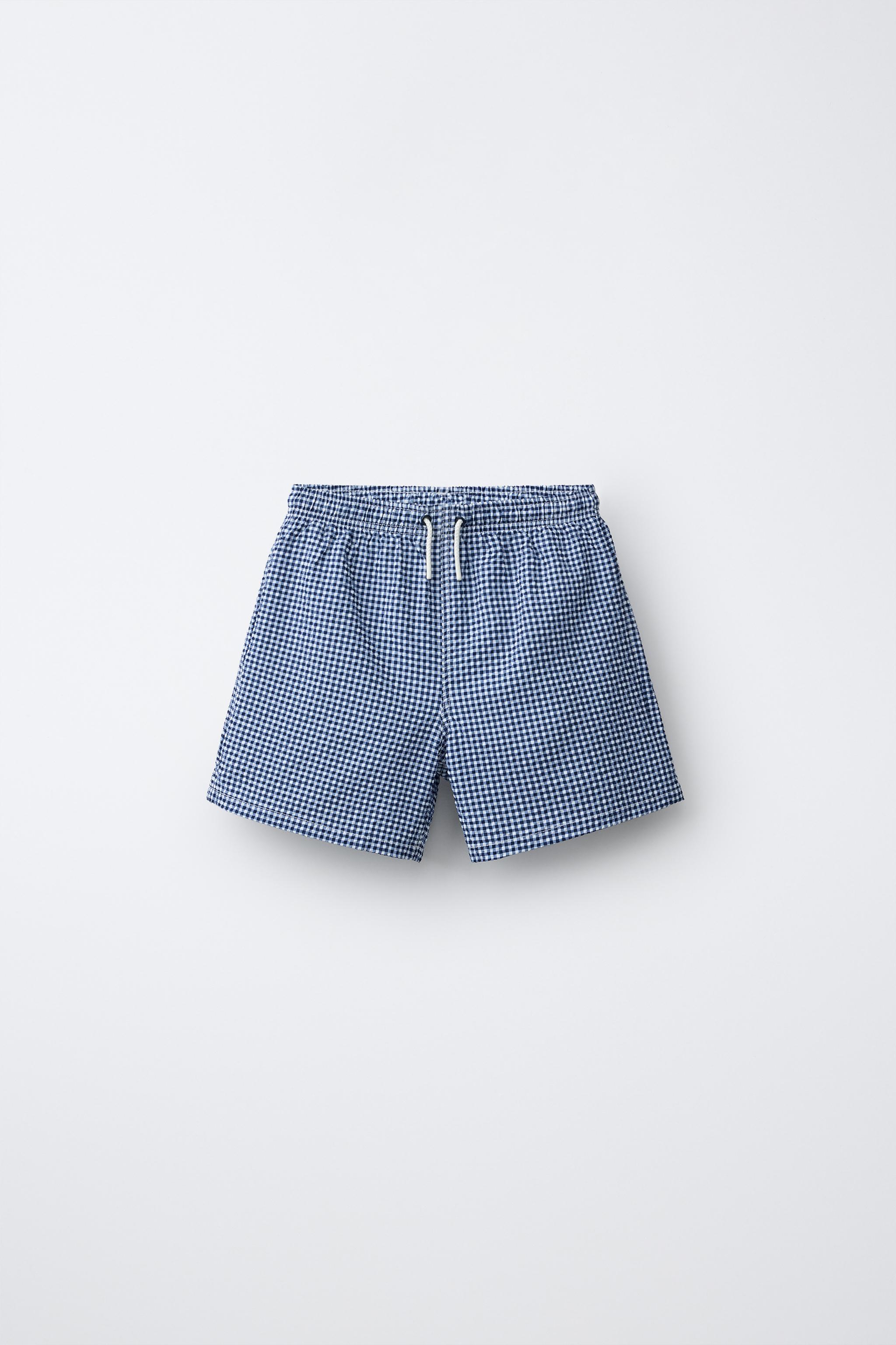 6-14 ANS/ SHORT DE BAIN À CARREAUX VICHY