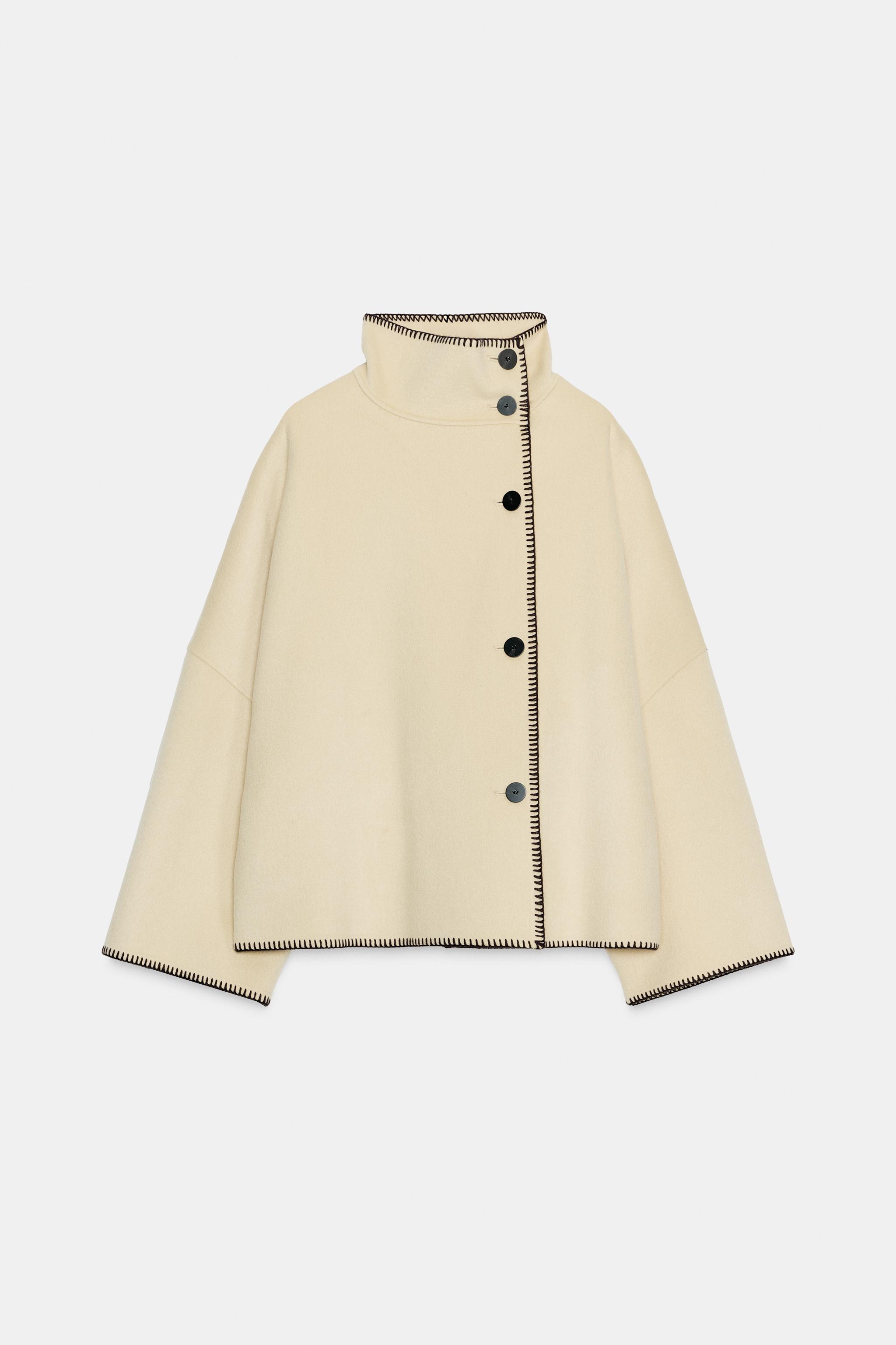 ウール混ジャケット ZW COLLECTION - クリーム | ZARA Japan / 日本