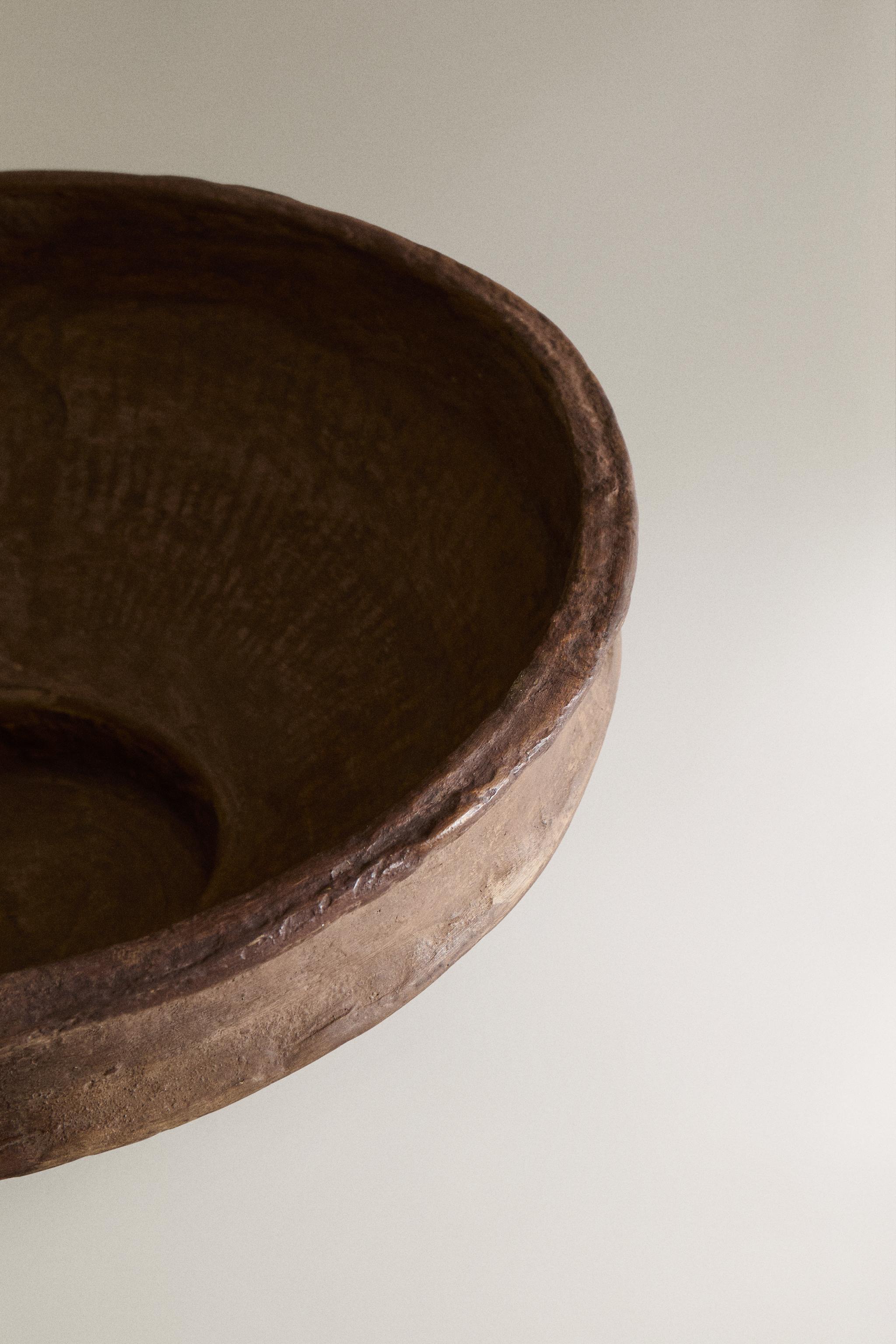 DECORATIVE PAPIER-MÂCHÉ BOWL