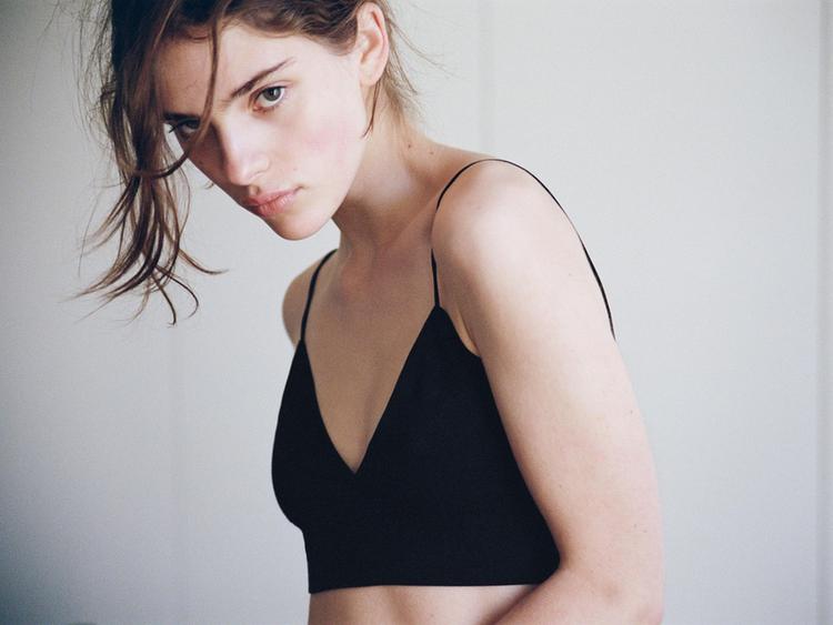 Bralette triangular seamless