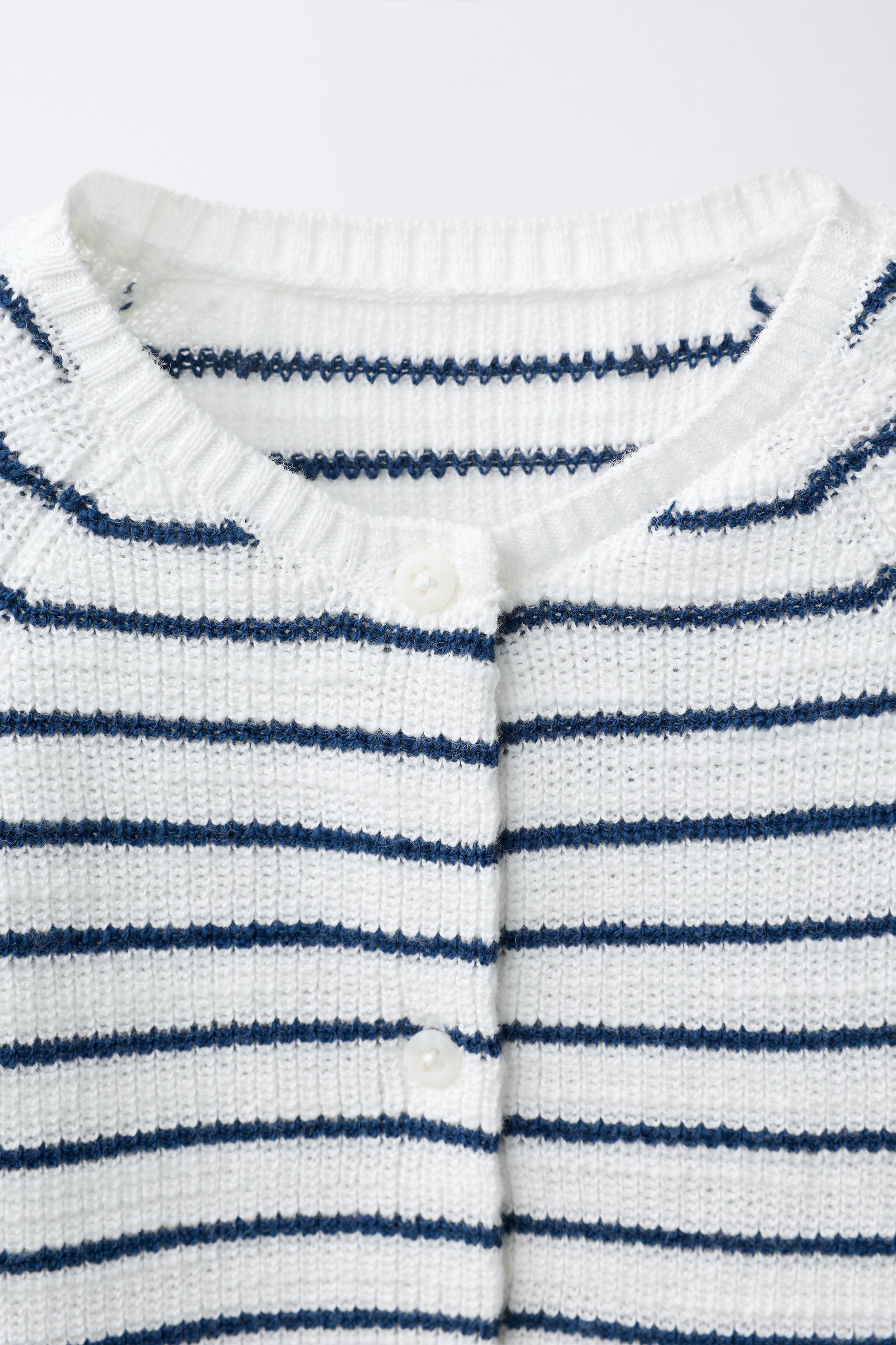 STRIPED PEARL KNIT SHORT JUMPSUIT
