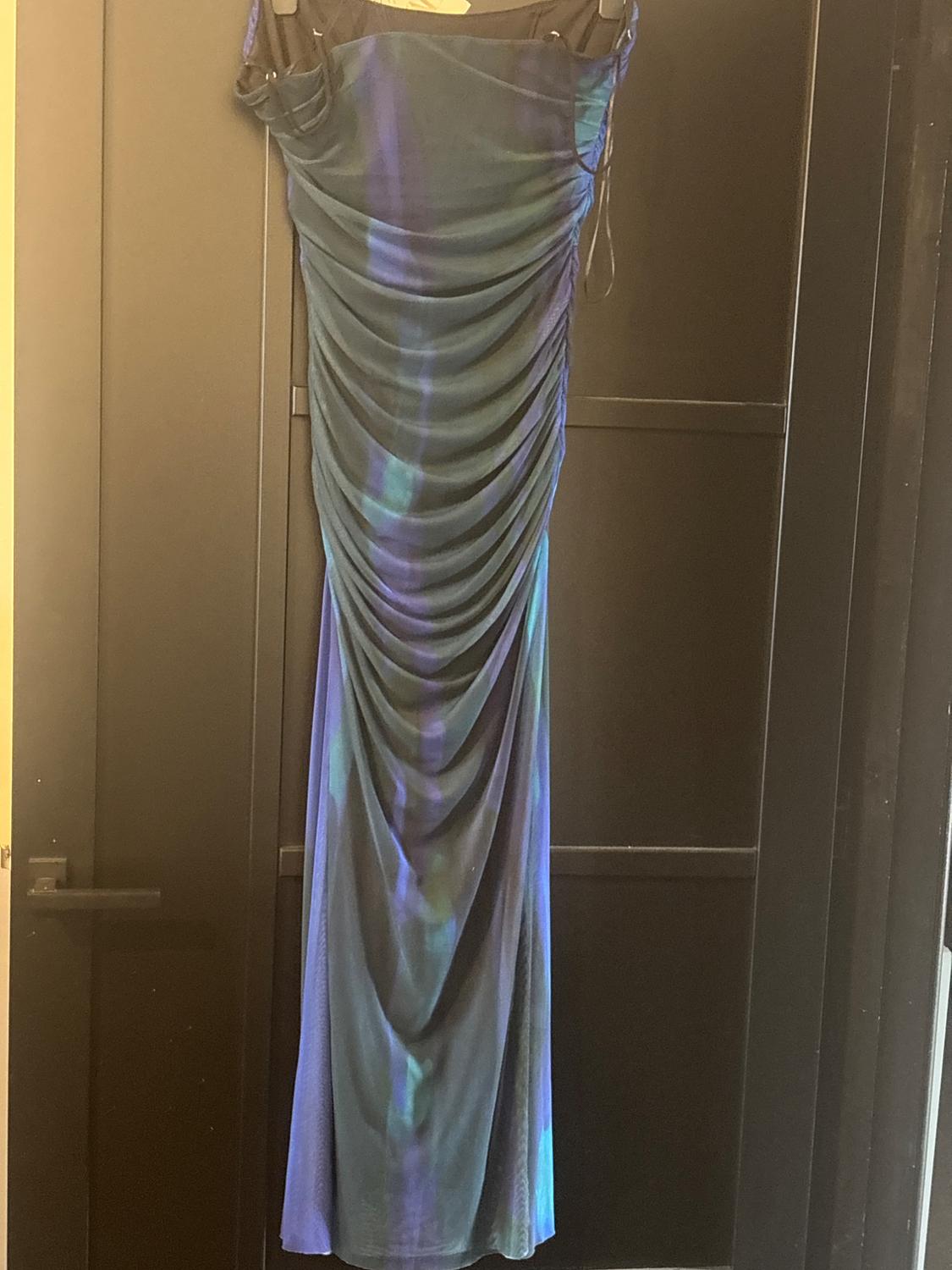 TULLE THE DYE MIDI DRESS - Image 5