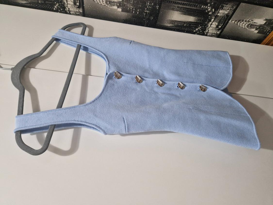 ZARA METAL BUTTON KNITTED TOP - Image 2
