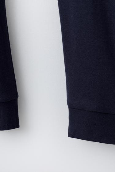 6-14 ANS/ CALEÇON LONG ÉTIQUETTE - Bleu marine de Zara - Image 3