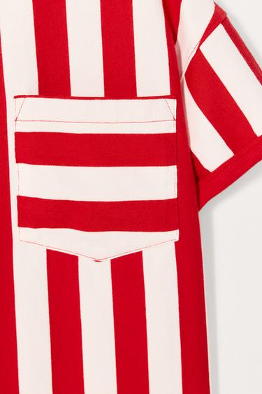 STRIPED T-SHIRT WITH POCKET - LIMITED EDITION - striped by Zara - Image 7