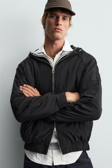 LEHKÁ FUNKČNÍ BUNDA WATER REPELLENT - Černá od Zara