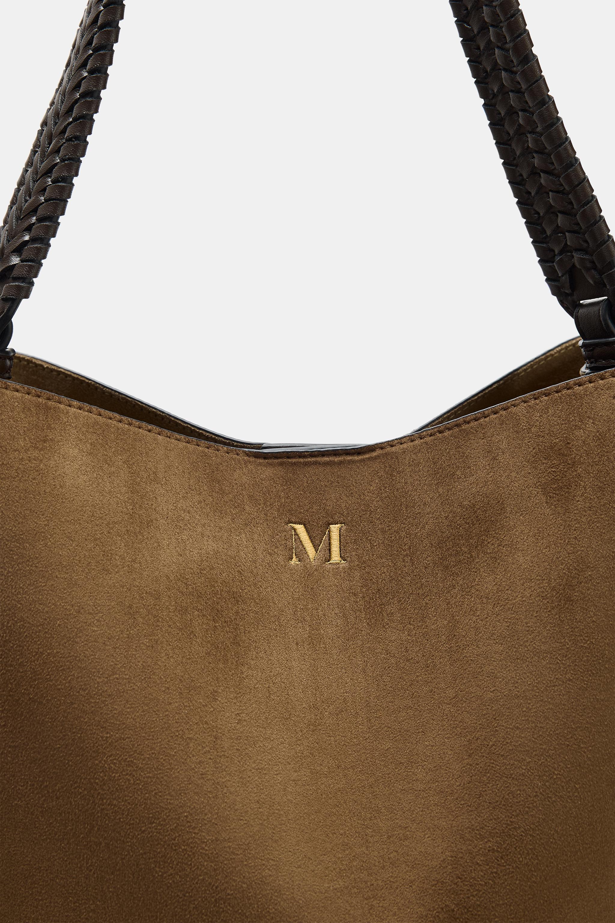 Женские сумки Zara BRAIDED SHOPPER — фото 9