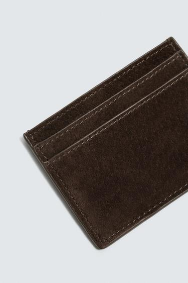 PORTE-CARTES EN CUIR - Marron de Zara - Image 2