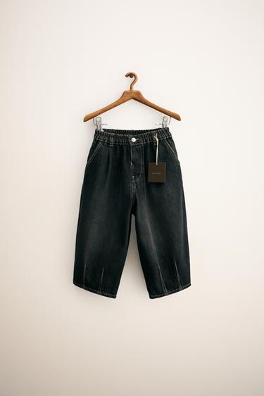 ZARA TIMELESS - JEANS BALLOON PINZAS - Gris de Zara