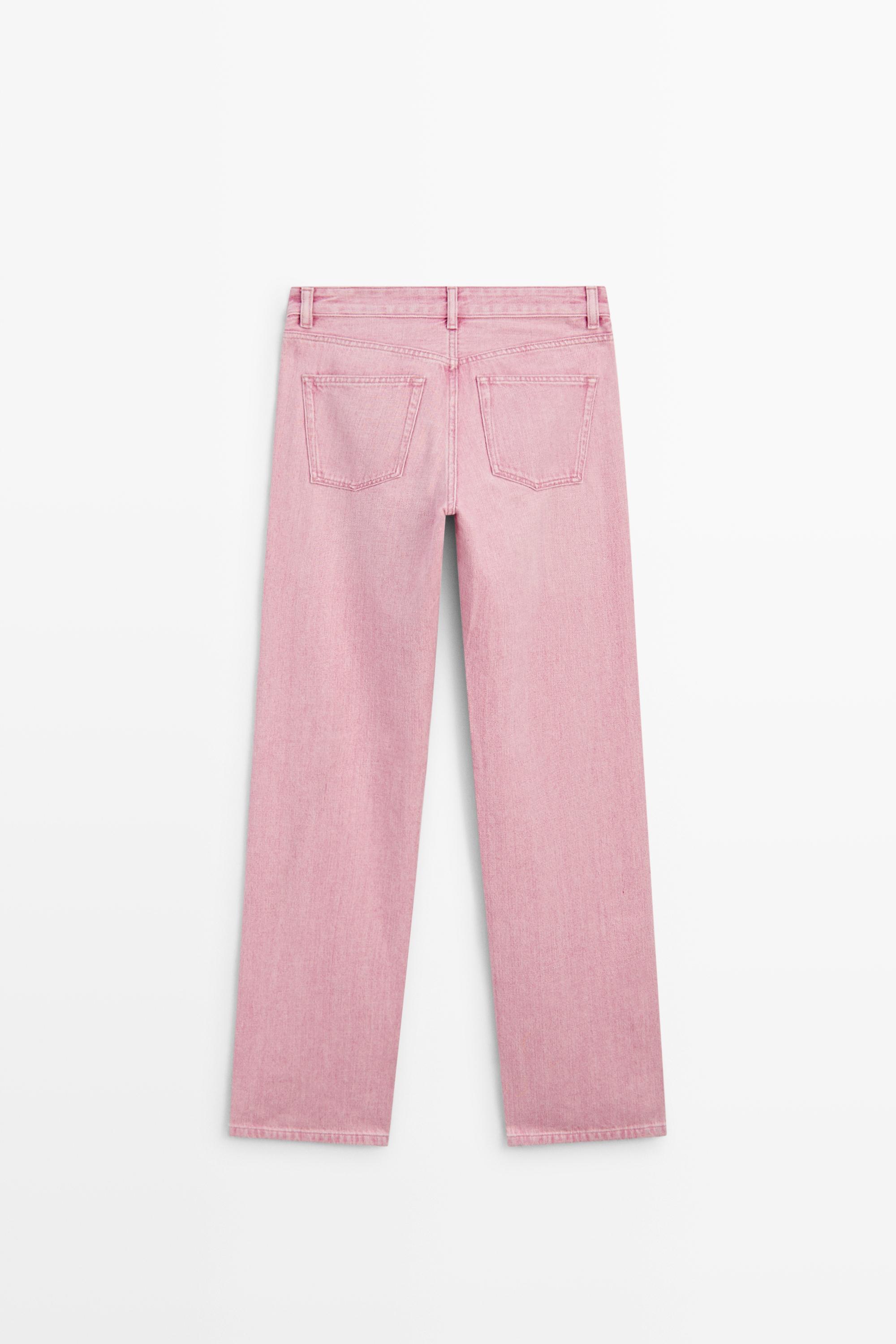 Jean straight taille basse