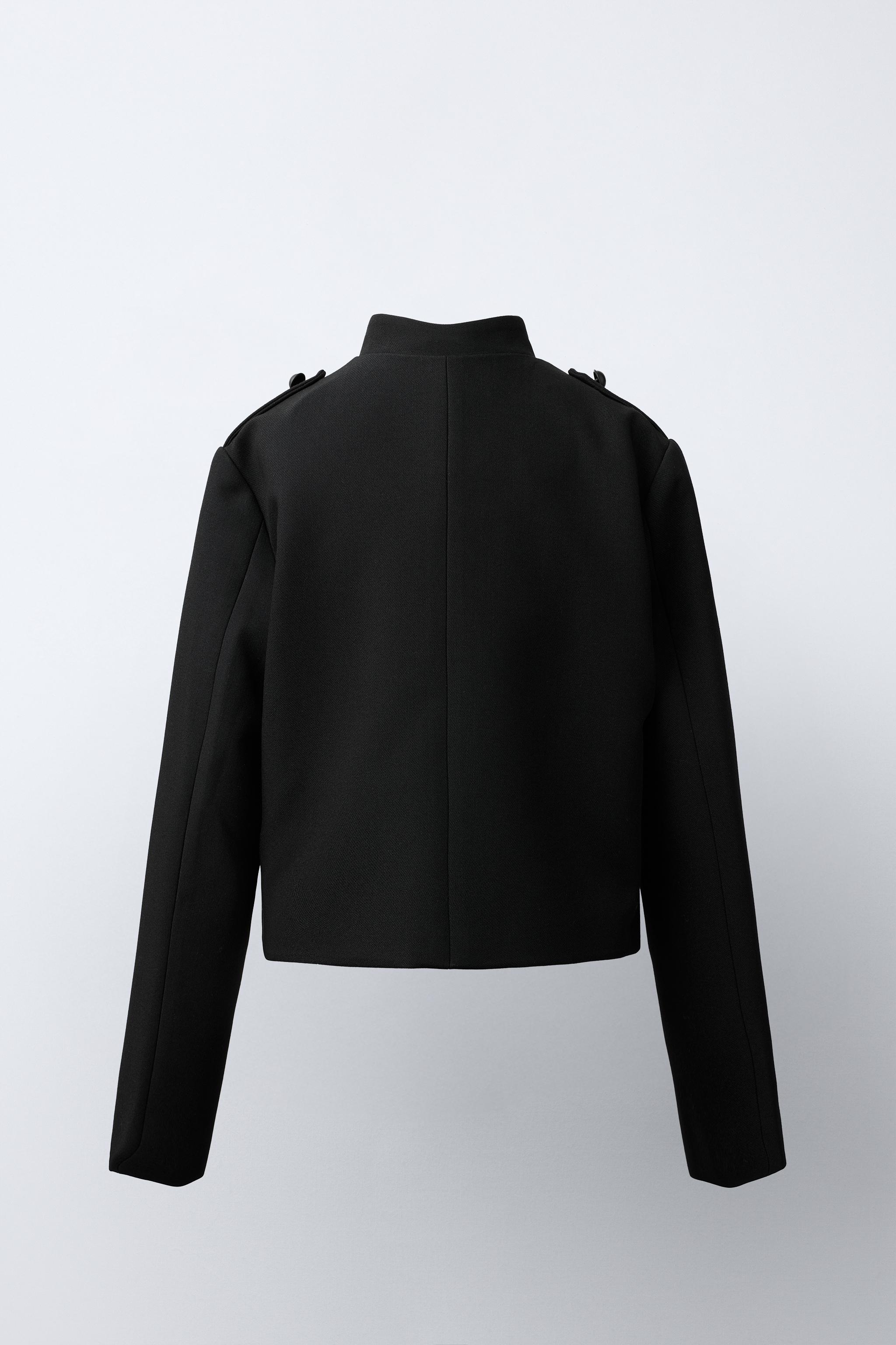 FITTED BUTTON JACKET - Black | ZARA United States