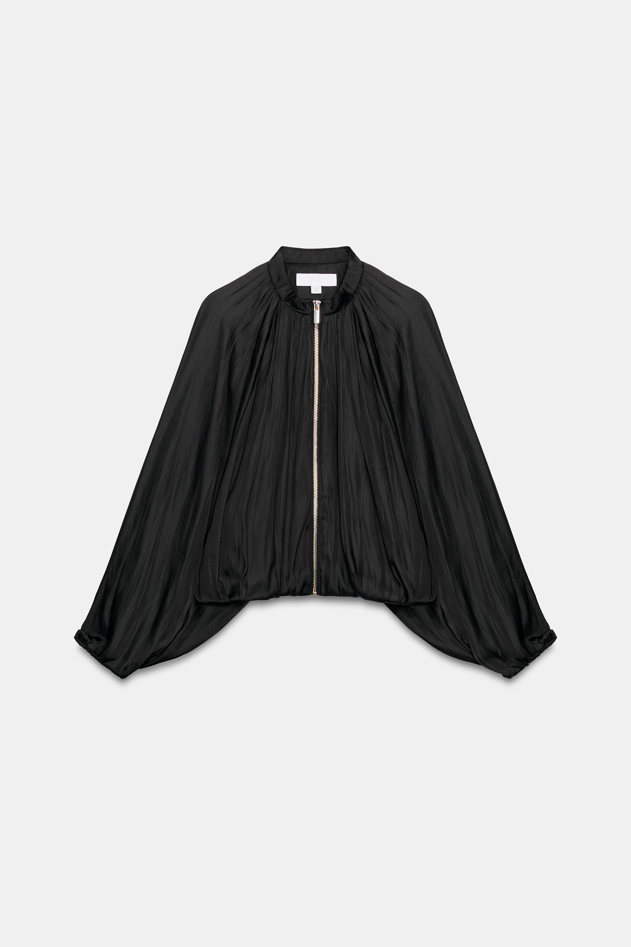 VESTE BOMBER SATINÉE