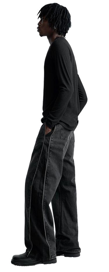Baocc Jeans for Men Baggy Jeans Men's Fashion Plus-Size Loose