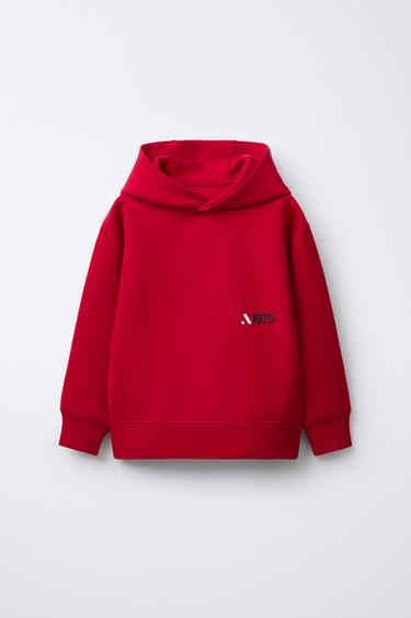 SPORTY HOODIE - Red by Zara
