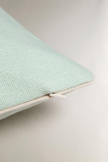 HOUSSE DE COUSSIN PASSEPOIL - Vert de Zara - Image 3