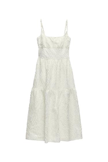 VESTIDO JACQUARD DESFLECADO ZW COLLECTION