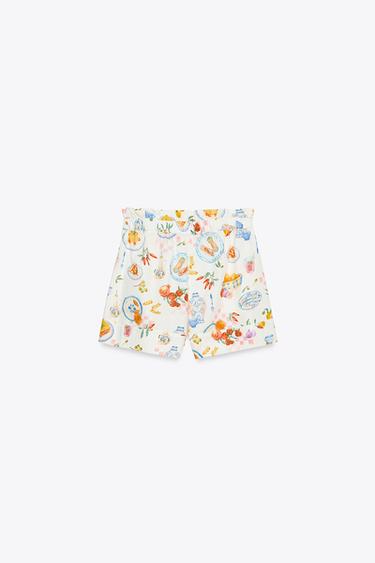 BERMUDA IMPRIMÉ PAPER BAG - Multicolore de Zara - Image 7